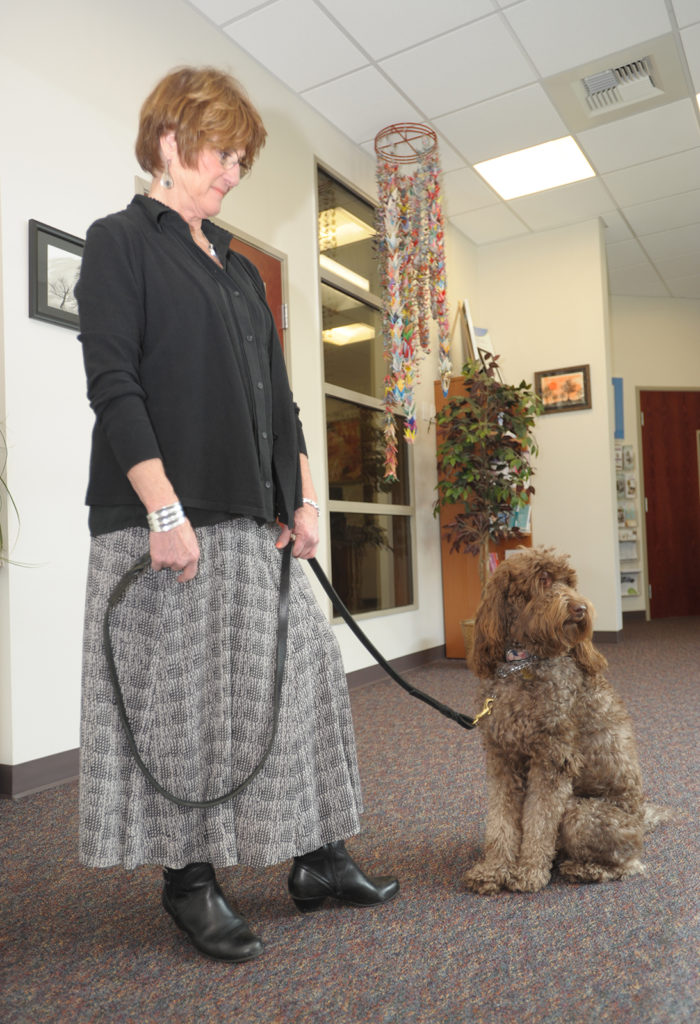 Max the Wonder Dog Visiting Cancer Patients